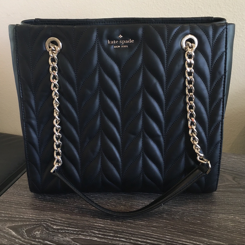 Kate Spade Black Quilted Leather Briar Lane Bag